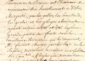 Triste printemps 1747