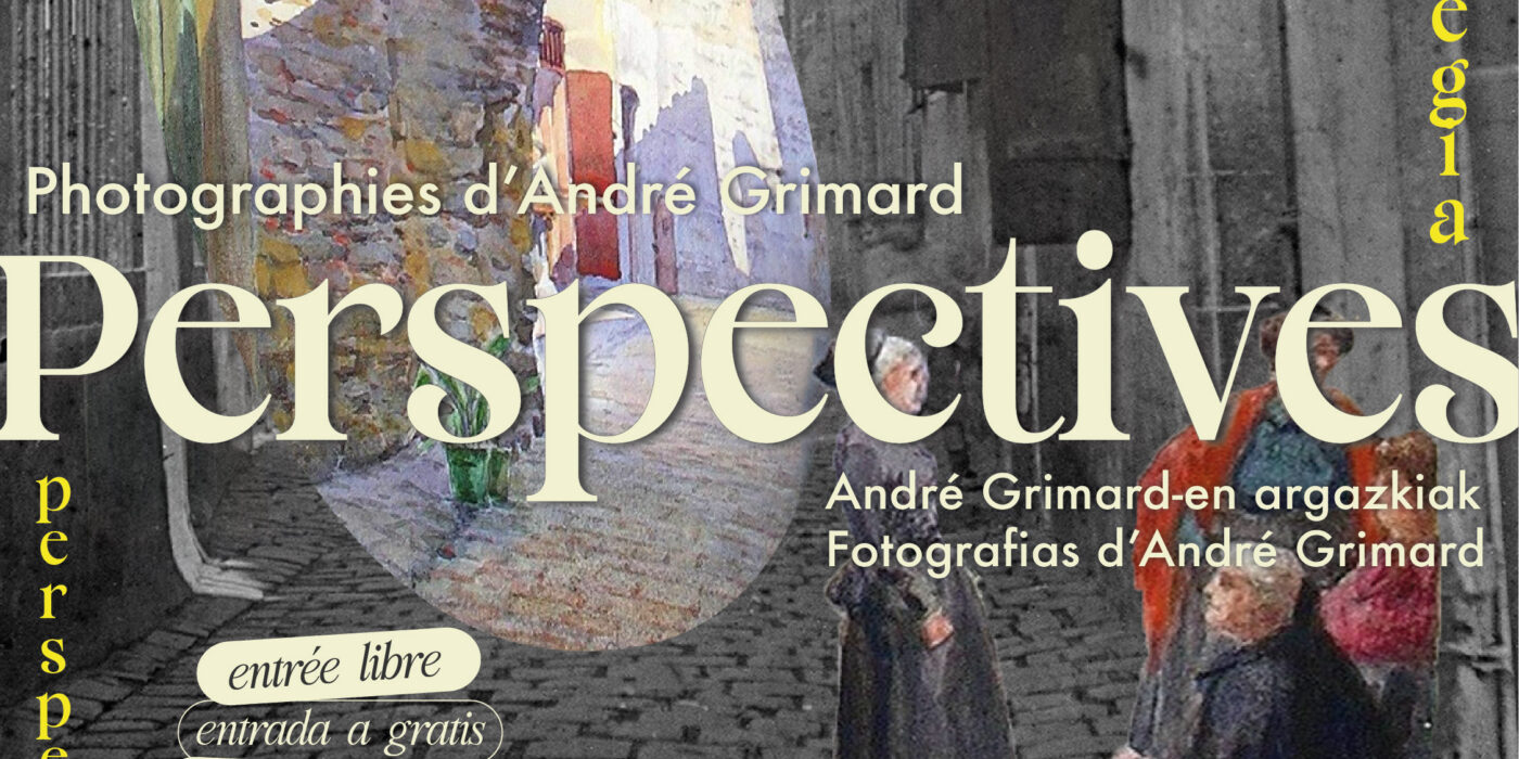Affiche de l'exposition Perspectives. Graphiste Slappy