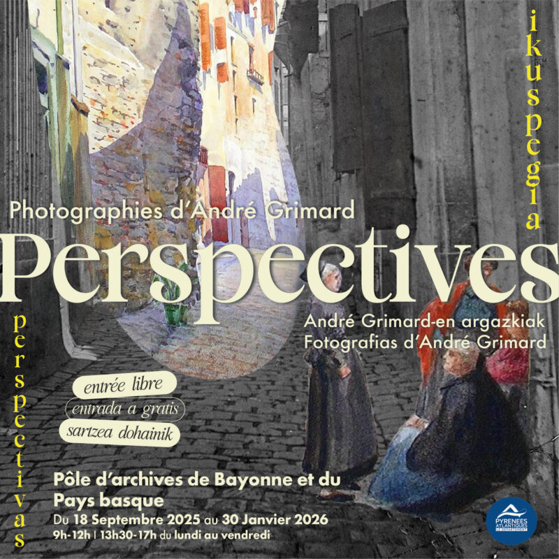 Affiche de l'exposition Perspectives. Graphiste Slappy